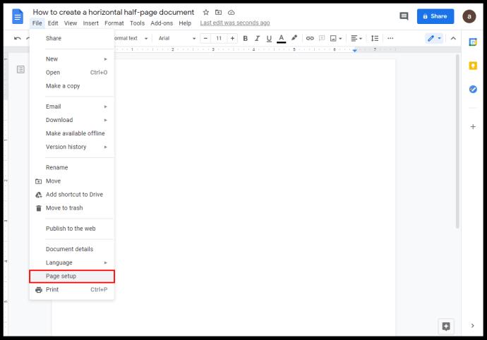 Comment faire deux colonnes dans Google Docs