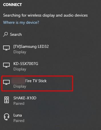 So spiegeln Sie Windows 10 auf den Amazon Fire TV Stick oder Cube