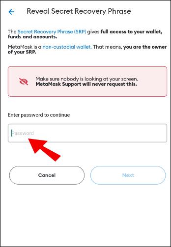 How To Find Your Secret Recovery Phrase In MetaMask