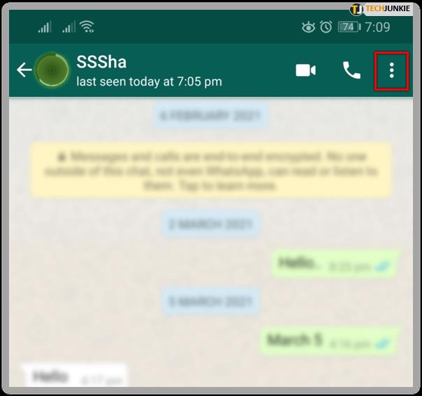 Comment bloquer un contact dans WhatsApp