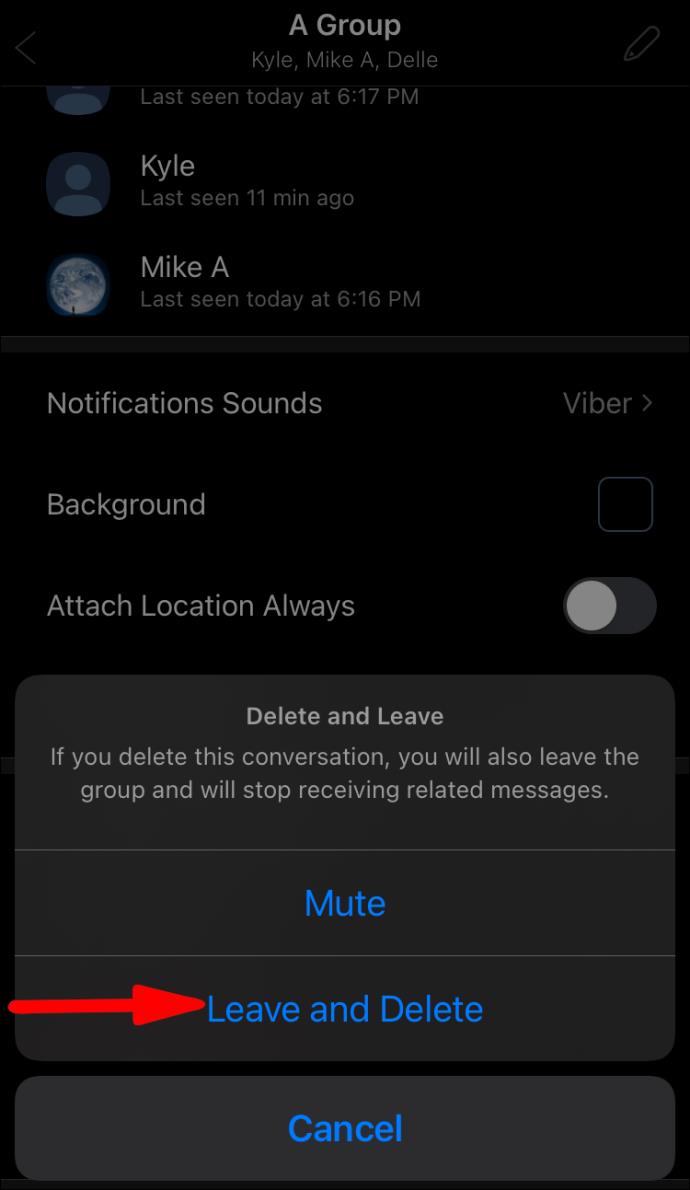 How To Leave A Group In Viber