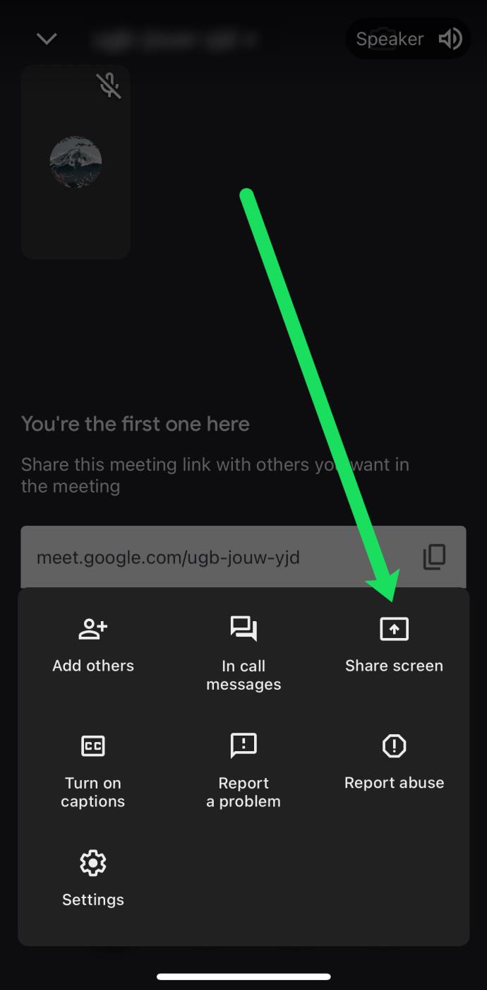 Comment partager l'écran dans Google Meet