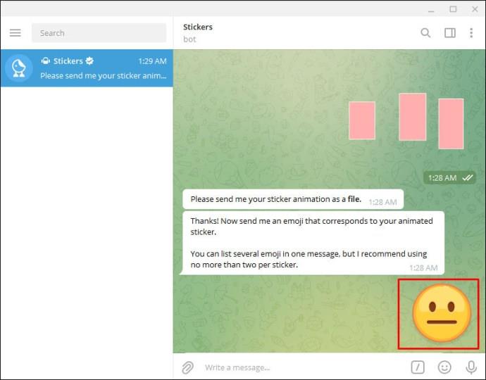 Comment faire des autocollants animés pour Telegram