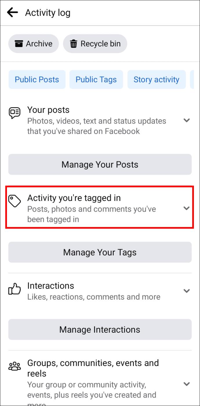 Comment vérifier qui vous a marqué sur Facebook