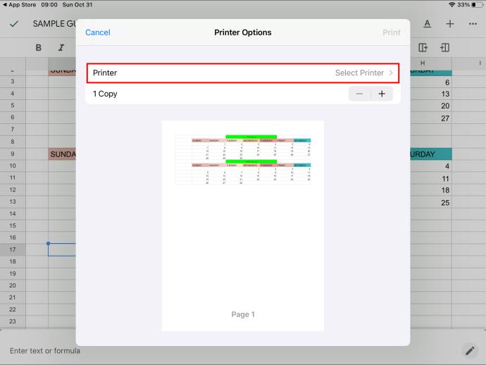 How To Set The Print Area In Google Sheets