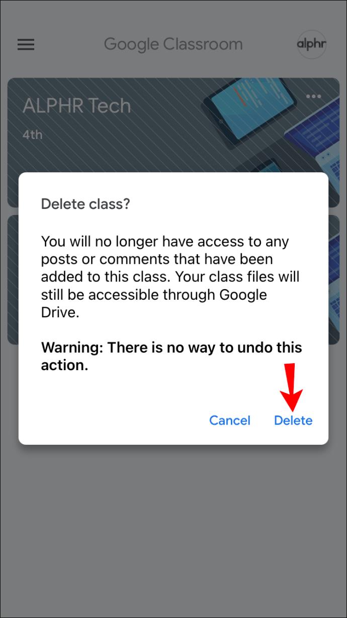 How To Delete A Class In Google Classroom