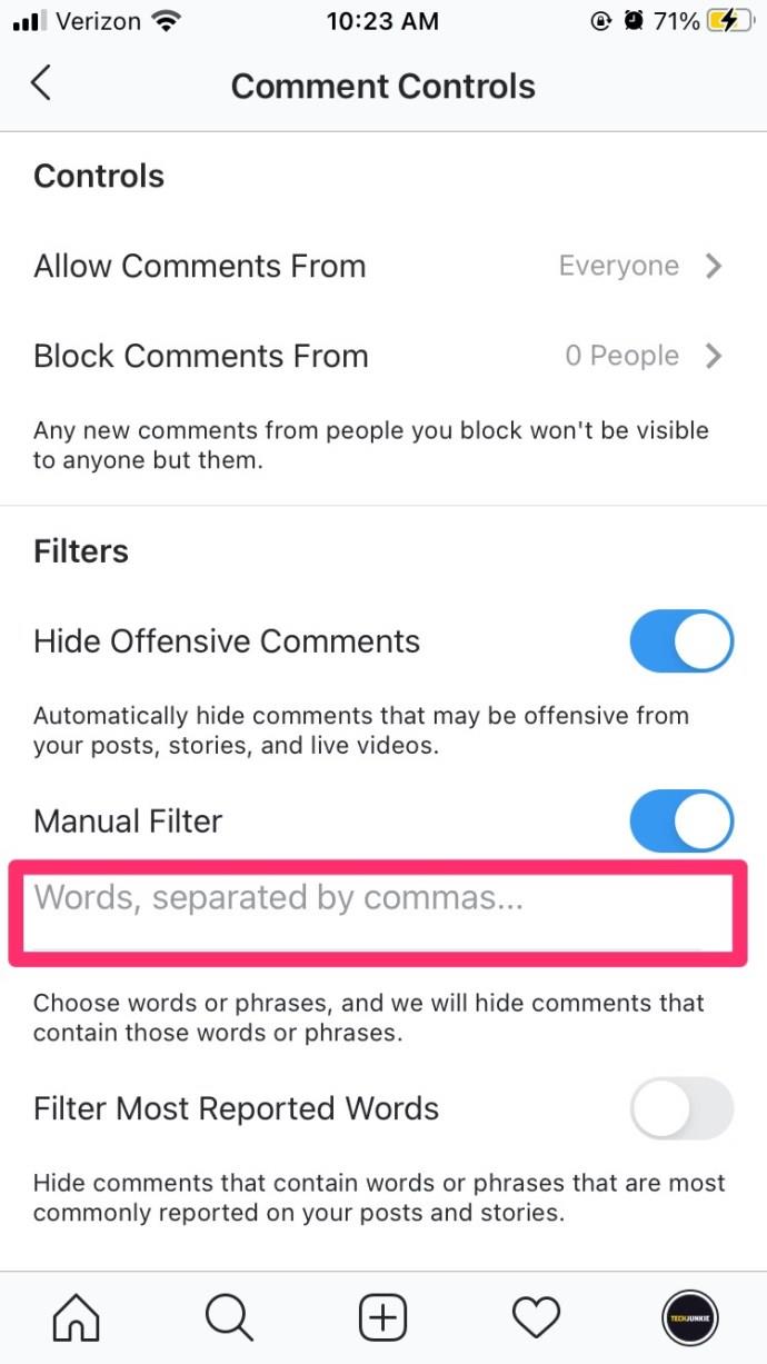 Comment masquer les commentaires sur Instagram Live