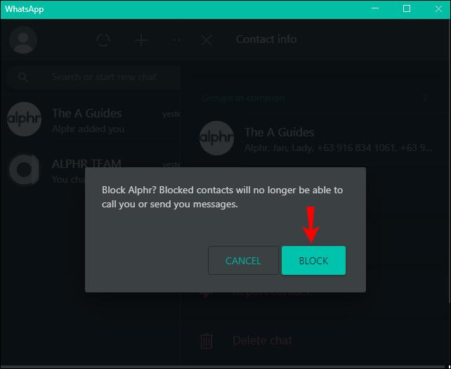 How To Block A Group In WhatsApp