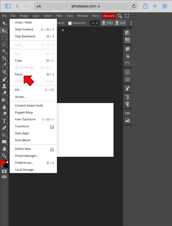 How To Resize An Image In PhotoPea