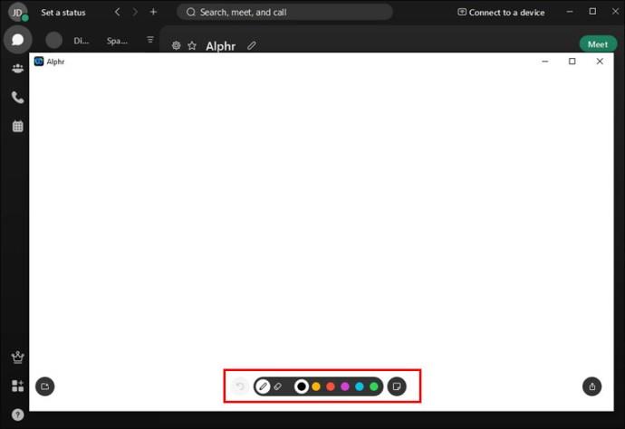 Comment utiliser le tableau blanc dans Webex