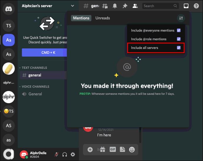 How To Check Who Pinged You In Discord