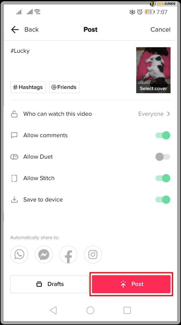 How To Find And Make Drafts In Tik Tok