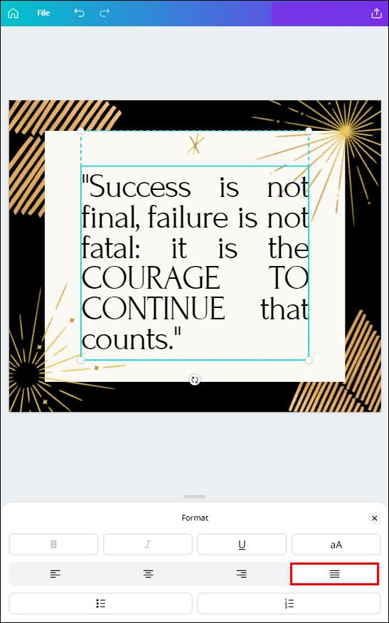 How To Justify Text In Canva