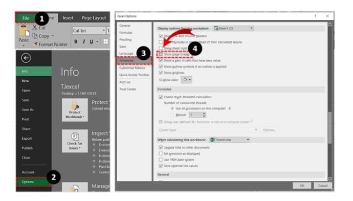 How To Remove The Dotted Lines In Excel