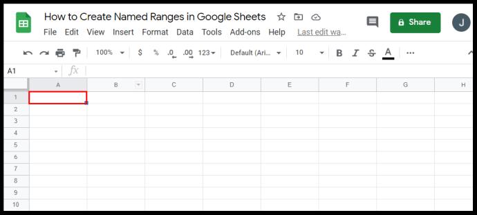 Comment calculer la plage dans Google Sheets