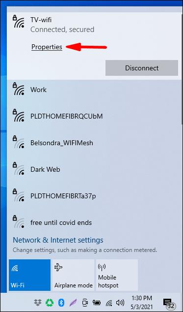 How To Change A Wi-Fi Network From Public To Private In Windows 10