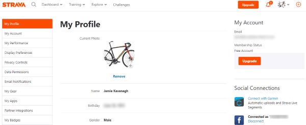 Comment changer votre photo de profil dans Strava