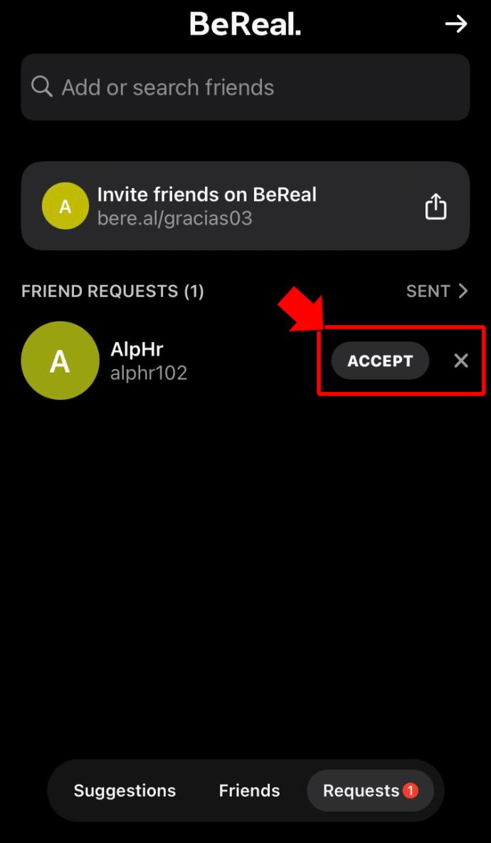 Como adicionar amigos no BeReal