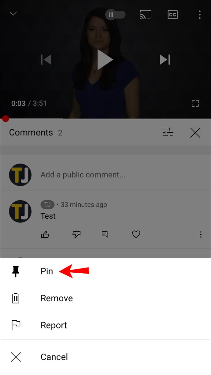 How To Pin A Comment On YouTube