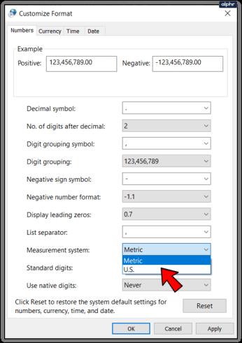 Comment changer les mesures d'indentation de pouces en cm dans Microsoft Word