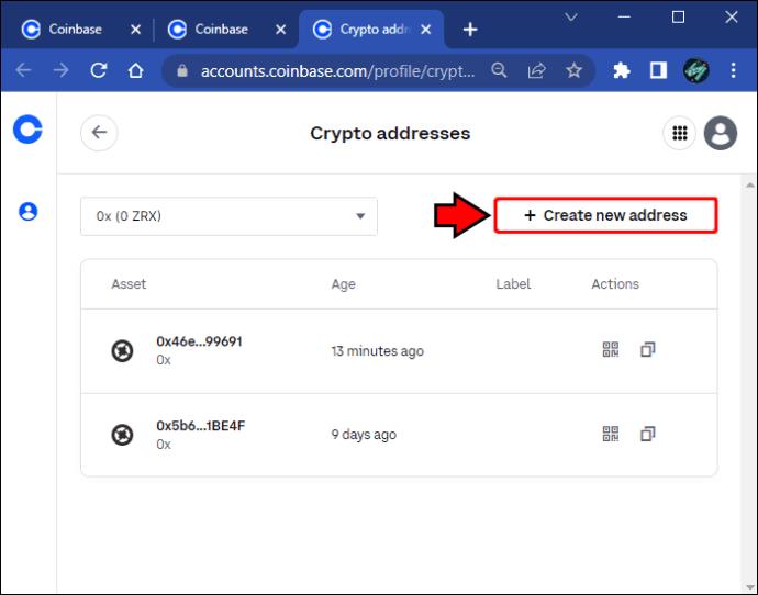 Comment trouver vos adresses de portefeuille dans Coinbase