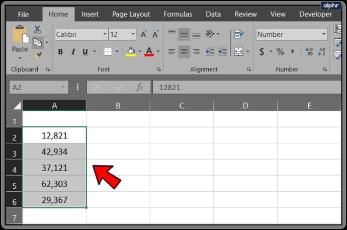 كيفية تحريك المنازل العشرية في Excel