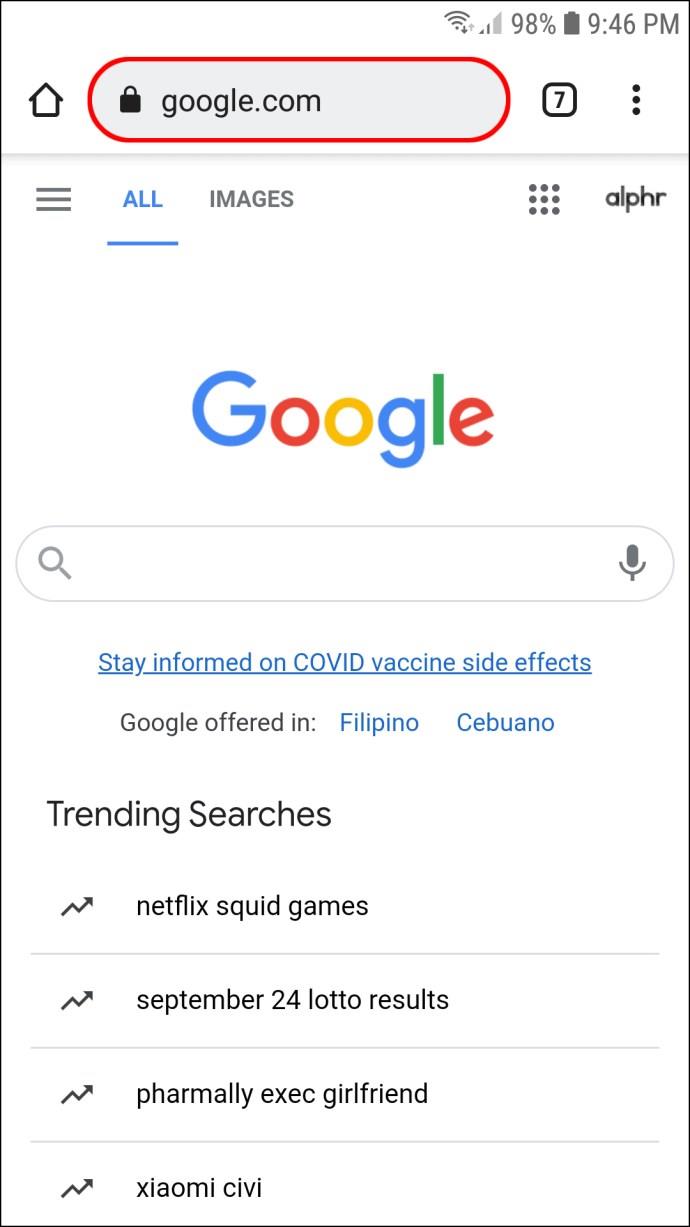 How To Turn Off Trending Searches On Google