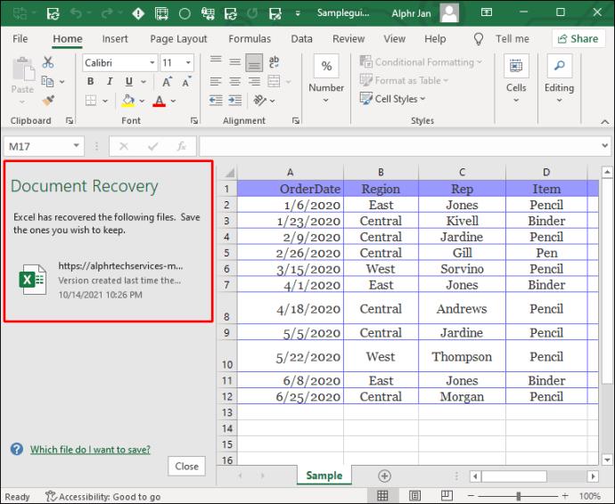 How To Recover An Unsaved Excel File