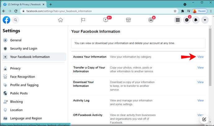 How To View When A Facebook Account Was Created