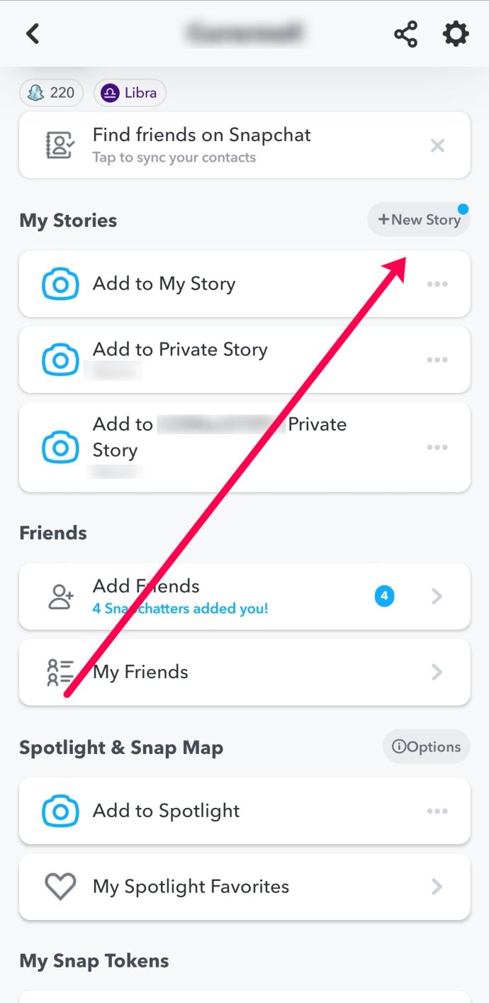 Comment créer une histoire privée dans l'application Snapchat