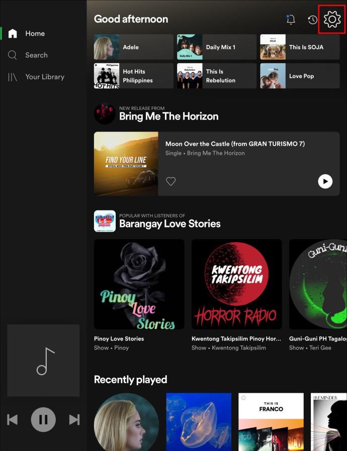 How To Turn On Or Off Canvas In Spotify