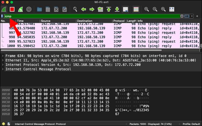 Comment capturer des paquets dans WireShark