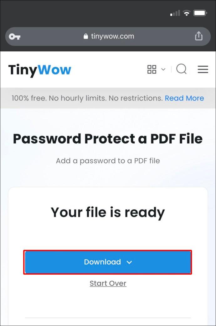 모든 장치에서 PDF 파일을 암호로 보호하는 방법