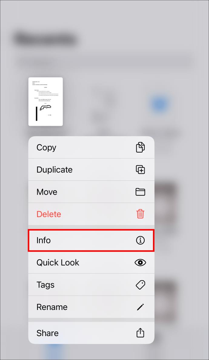 So ändern Sie Dateierweiterungen für eine Datei auf einem iPhone