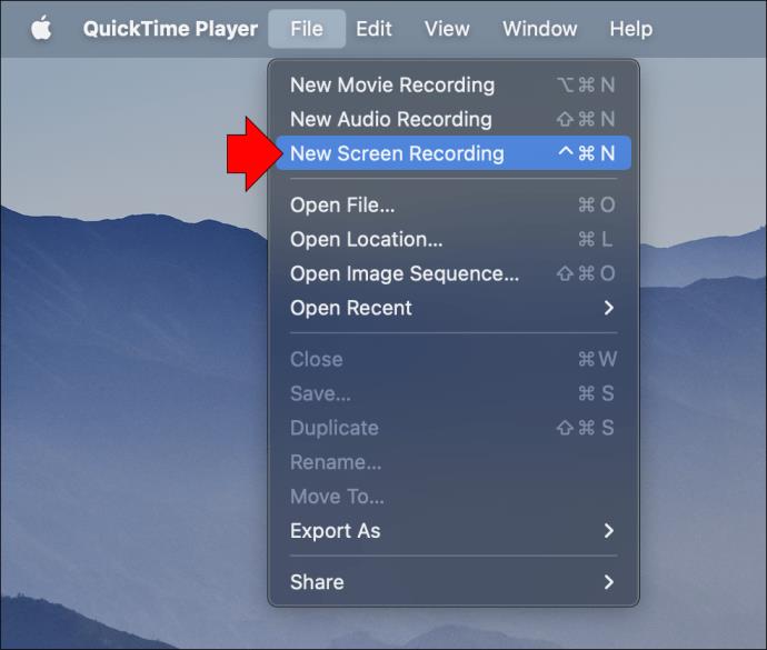 Comment arrêter l'enregistrement d'écran dans QuickTime