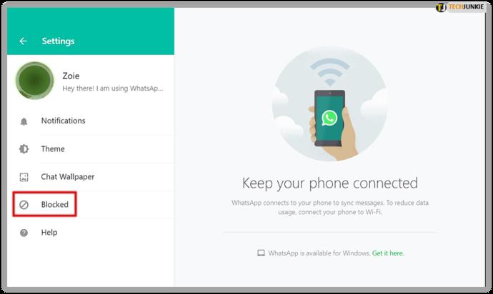 Comment bloquer un contact dans WhatsApp