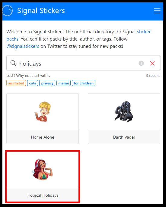 How To Add Stickers To Signal