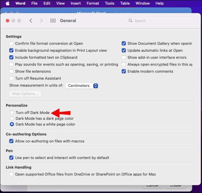 How To Turn Off Dark Mode In Microsoft Word