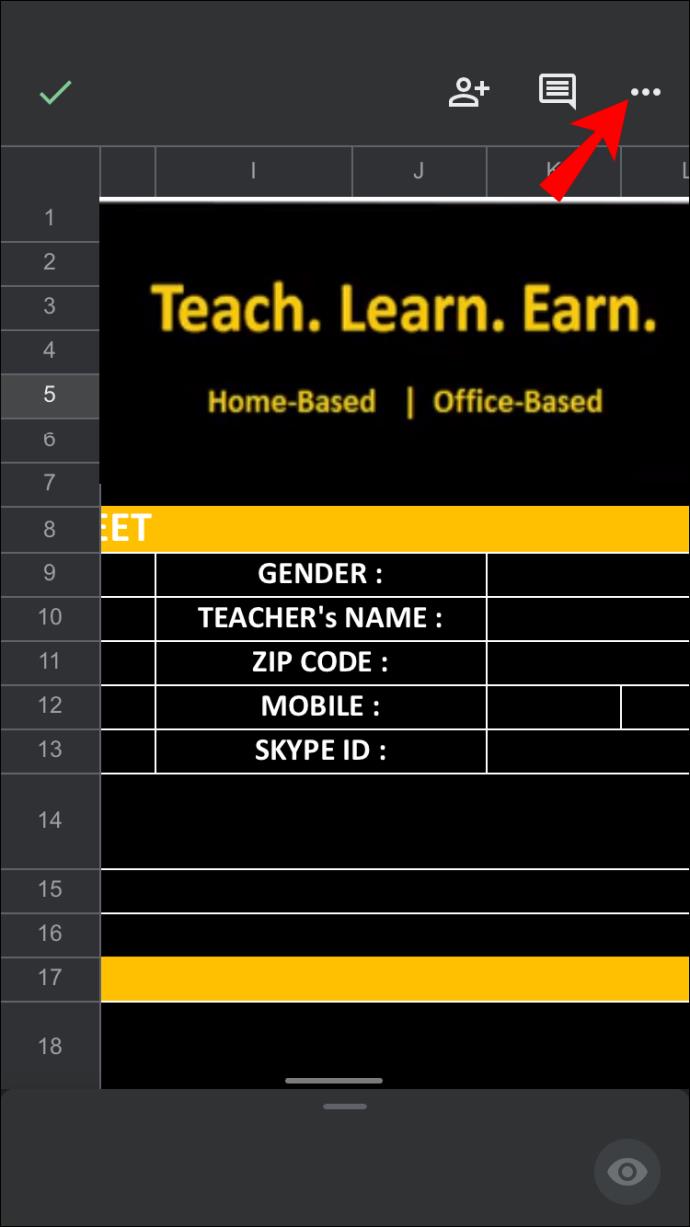 How To Set The Print Area In Google Sheets