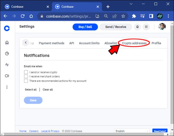 Comment trouver vos adresses de portefeuille dans Coinbase