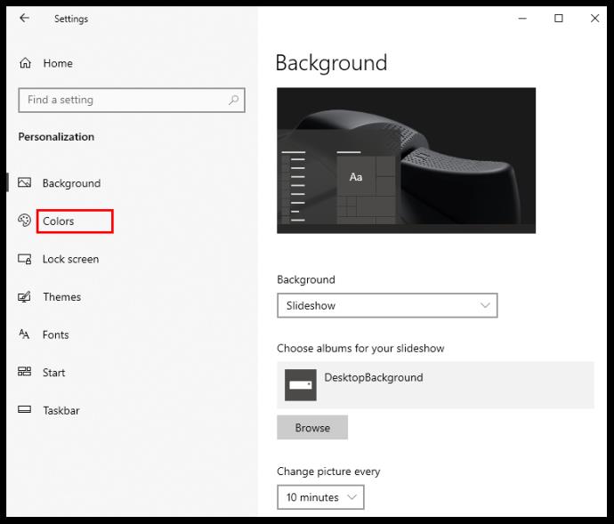 How To Change The Windows 10 Taskbar Color