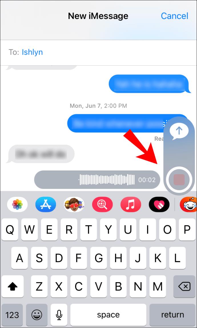 Comment envoyer un message vocal dans IMessage sur un iPhone