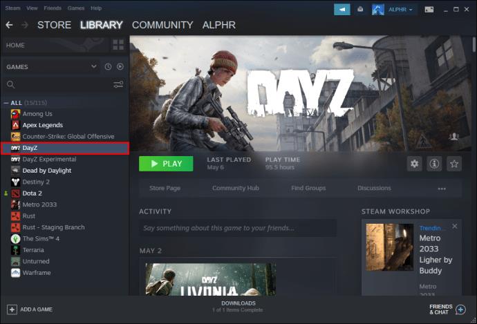 Cum să ștergeți activitatea jocului din Steam