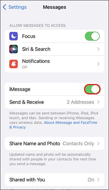 Cómo cancelar el envío de un mensaje en IMessage