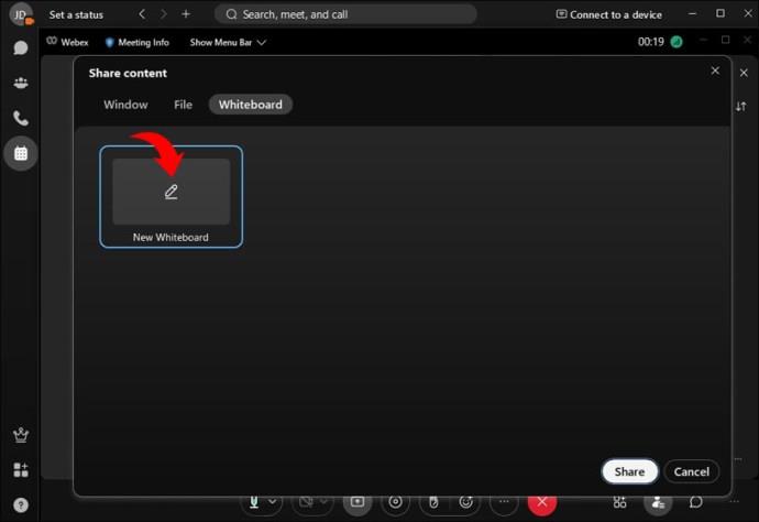 Comment utiliser le tableau blanc dans Webex