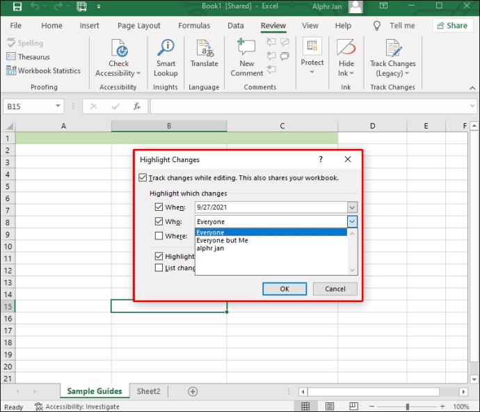 Comment vérifier qui a édité une feuille de calcul Excel