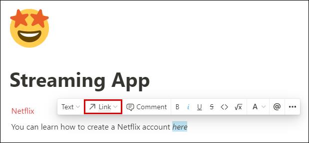 How To Add A Link In Notion