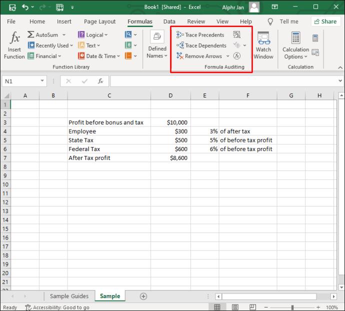 How To Find A Circular Reference In Excel