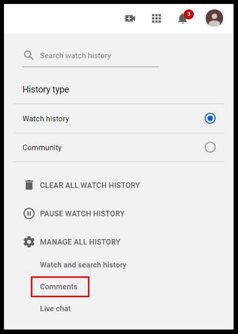 Cara Melihat Sejarah Komen YouTube Anda