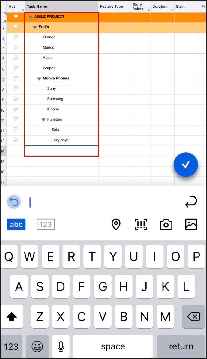 Comment ajouter une sous-tâche dans Smartsheet